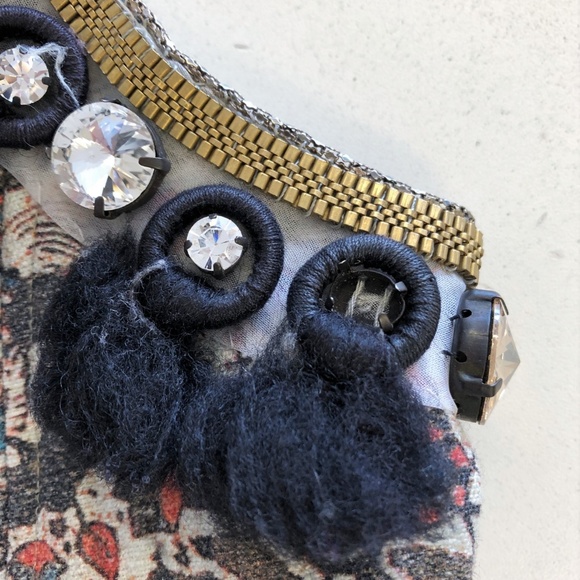 Isabel Marant Vest Jano Feather Crystal Chain - Picture 2 of 7